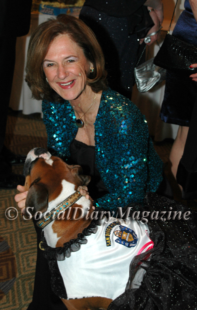 Cindy Hedgecock with Kima the Service Dog